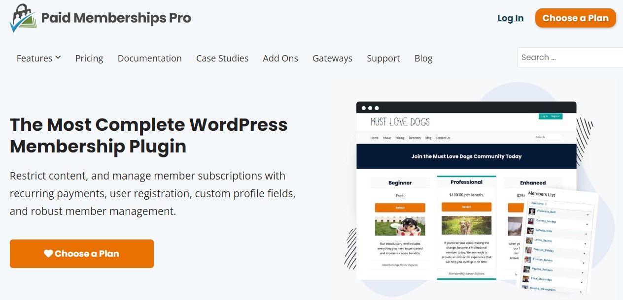 Плагин платного доступа для WordPress для платного членства Pro