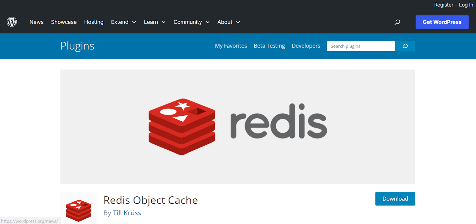 Redis Object Cache Plugin Image