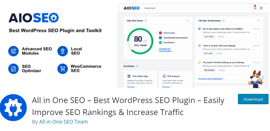 Plugin SEO ALL IN ONE