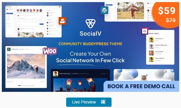 SocialV Topluluk Teması