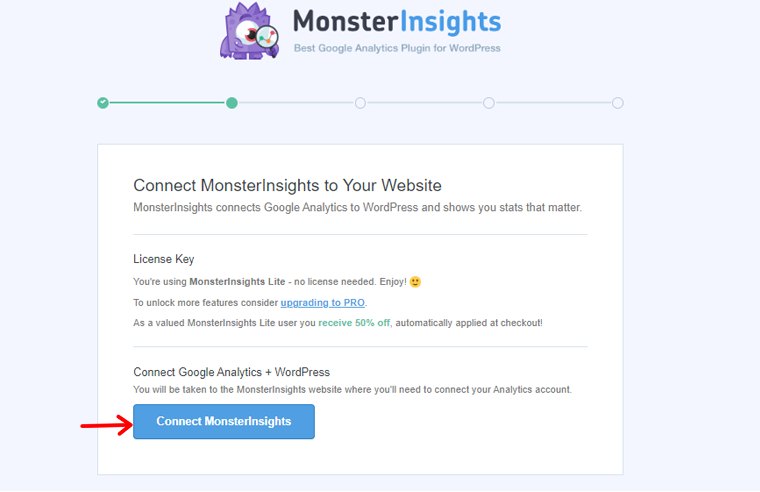 Conecte-se ao MonsterInsight