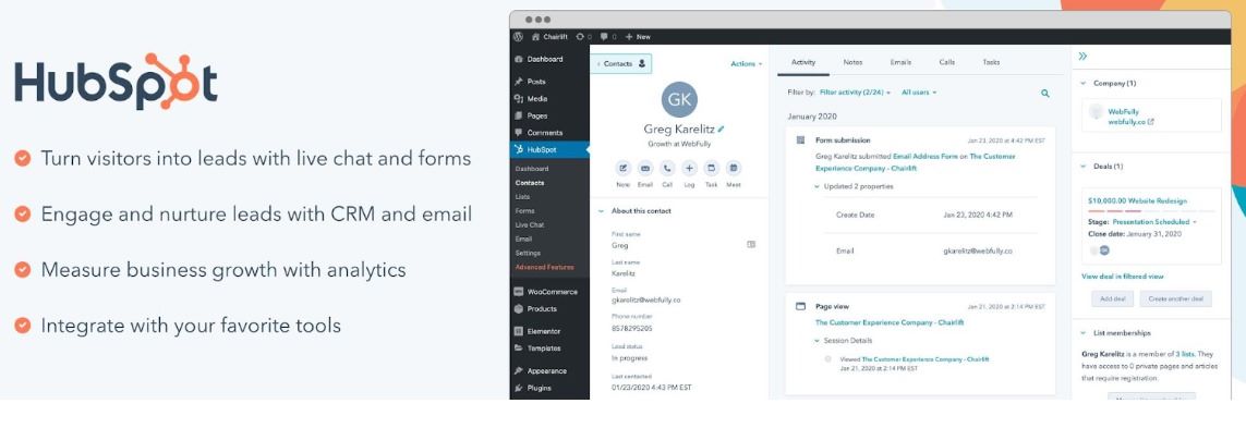 Plugin WordPress HubSpot
