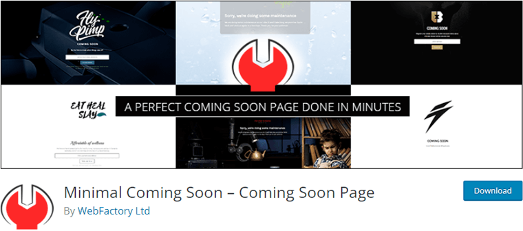 Minimal Segera Hadir - plugin WordPress segera hadir terbaik