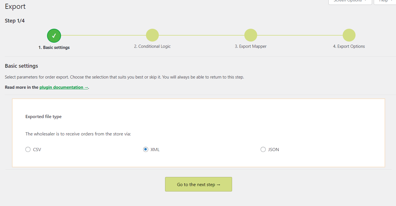 exportation avancée des commandes pour WooCommerce