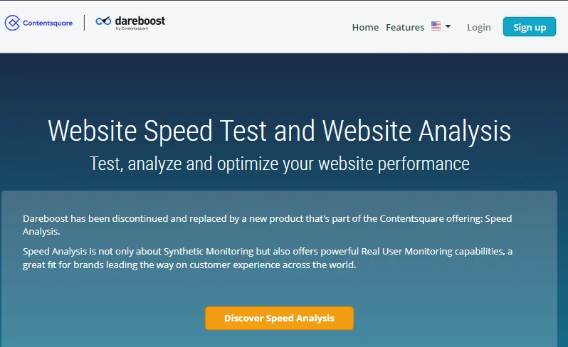 Web サイトのパフォーマンスをテストするための Dareboost