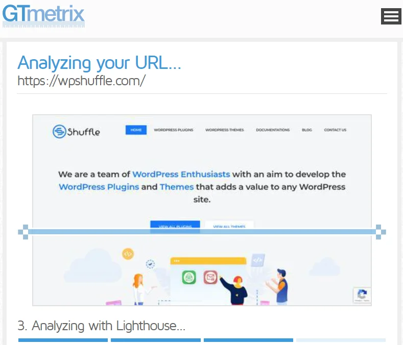 GTmetrix - Pruebe el rendimiento de su sitio web