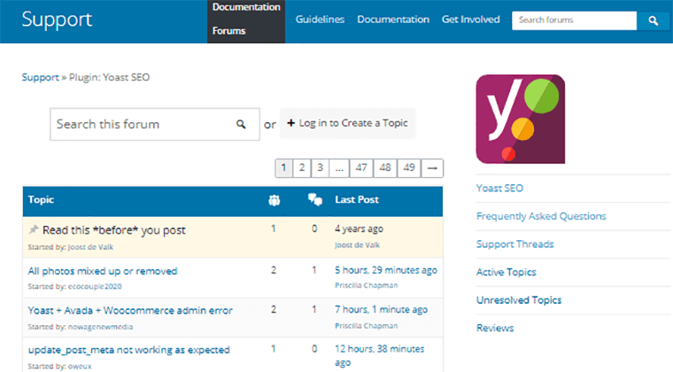 Dukungan Plugin Yoast SEO WordPress