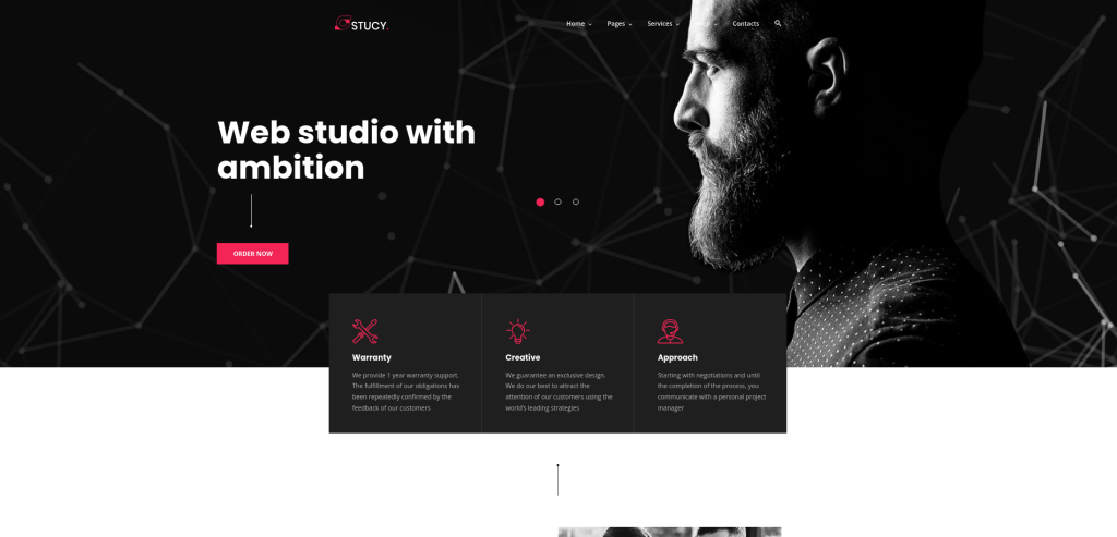 Stucy Web Design Agency Tema