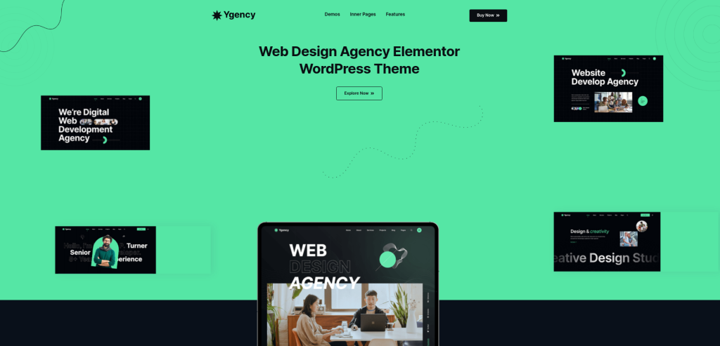 Tema WordPress Agen Desain Web Ygency