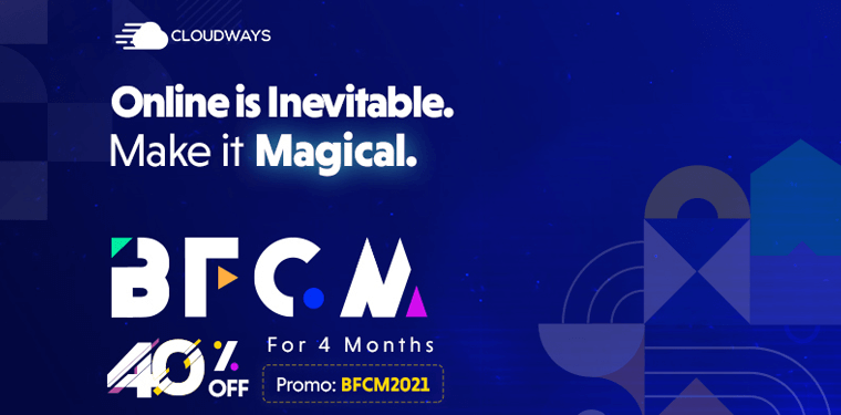 Penjualan Hosting Cloudways Black Friday 2021