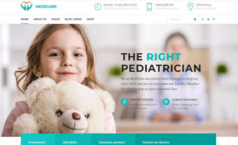 medicare-wordpress-health-blog-tema