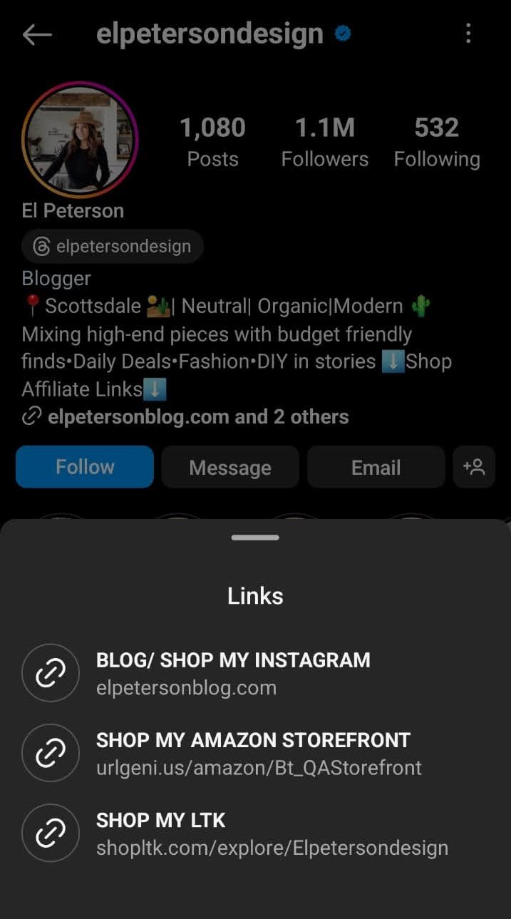 Instagram_seek ortaklarında kendi web siteleri veya blogları olan ortaklar nasıl bulunur?