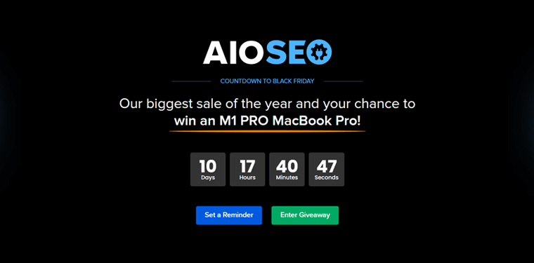 Plugin WordPress SEO All in One Black Friday Deal 2021