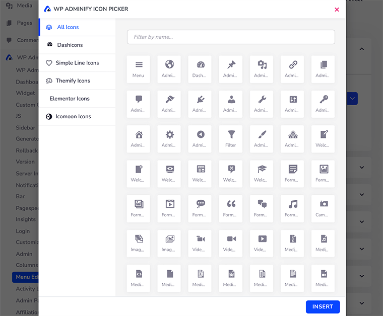 WP Adminify Icon Picker