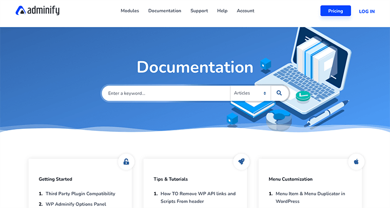 Dokumentasi Administrasi WP