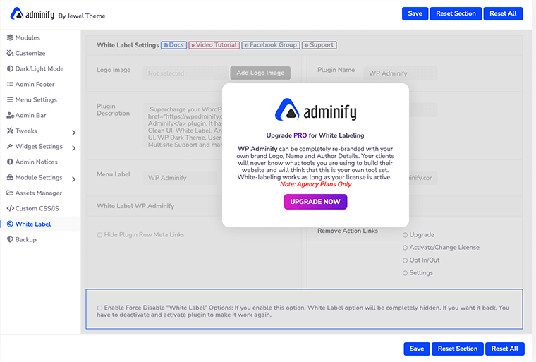 WP Mengelola Label Putih