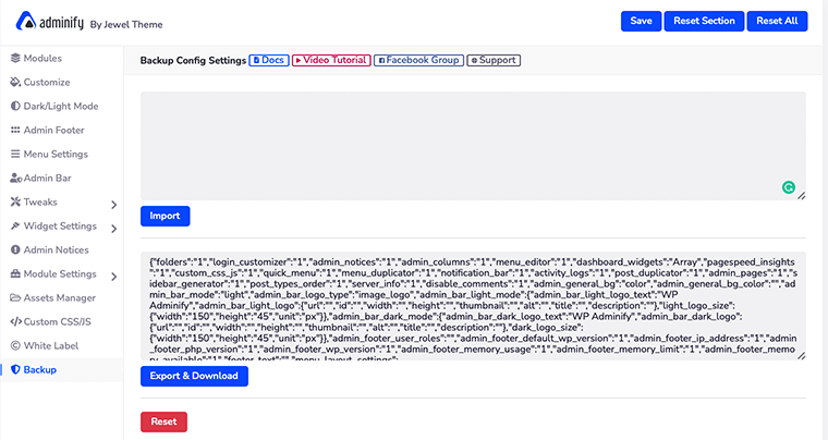 WP Adminify Cadangan