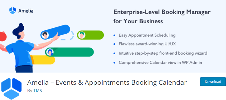 Pluginuri pentru evenimente Amelia-WordPress