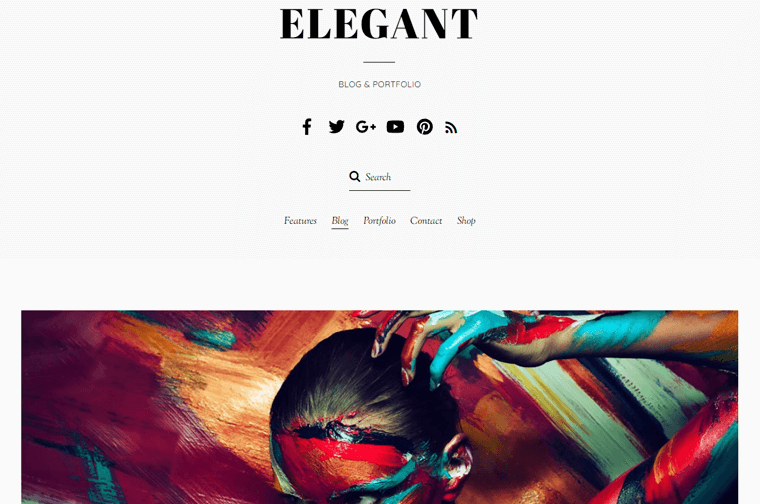 Tema WordPress elegantă