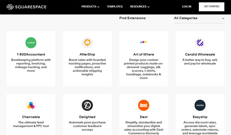 SquarespaceとWordPressのSquarespaceの拡張