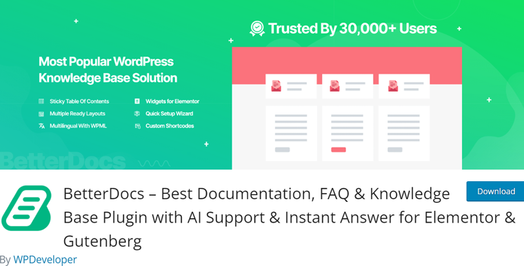 Plugin WordPress BetterDocs