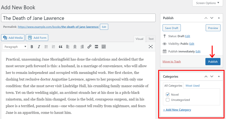 Memilih Kategori Halaman Buku dan Penerbitan di Galeri Buku