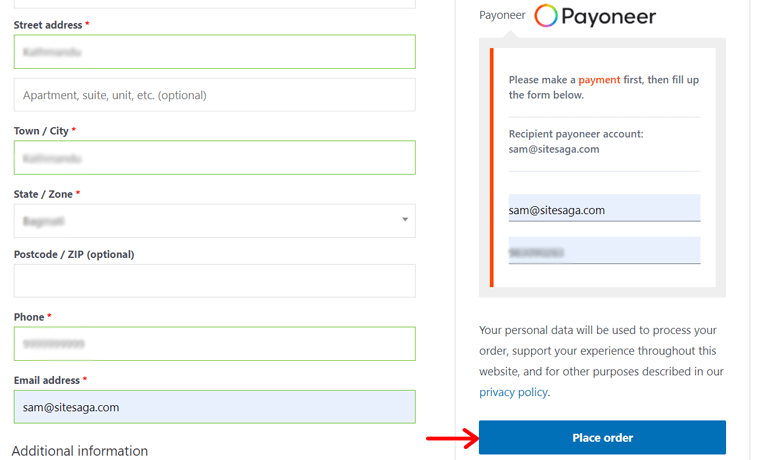 Menempatkan Pesanan untuk Membeli Buku