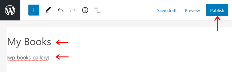 Menambahkan Halaman Showcase Buku Menggunakan Kode Pendek dari Plugin Galeri Buku