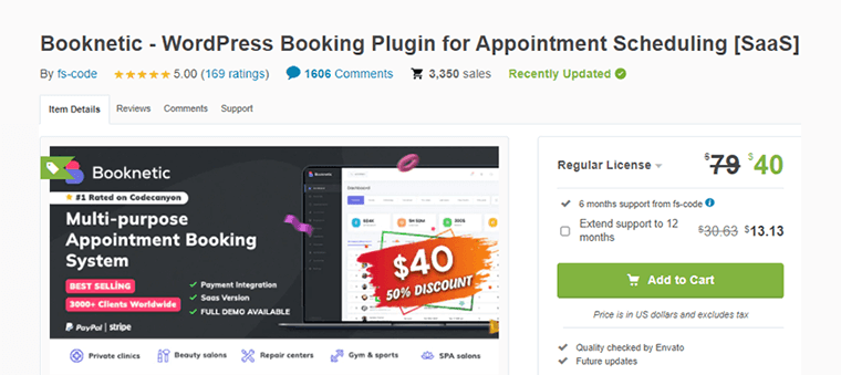 Booknetic WordPress Booking Plugin für die Terminplanung
