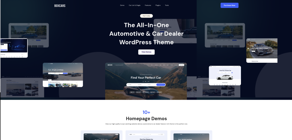 Boxcar 最佳经销商 WordPress 主题