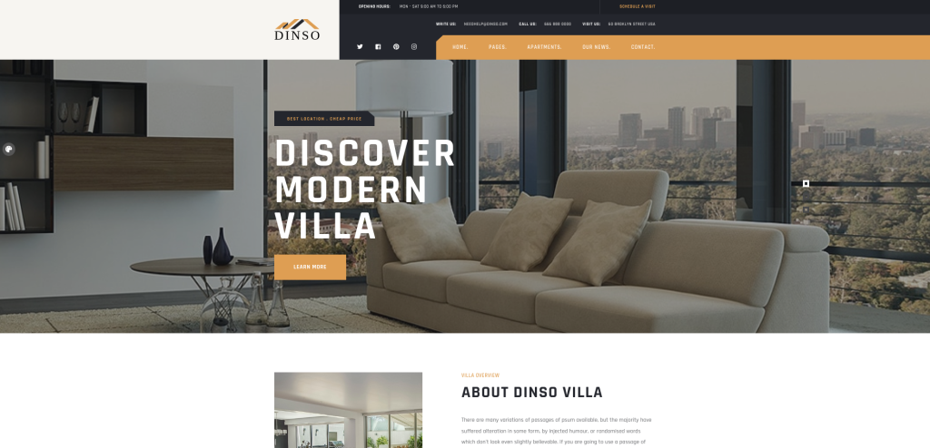 Tema wp dinso