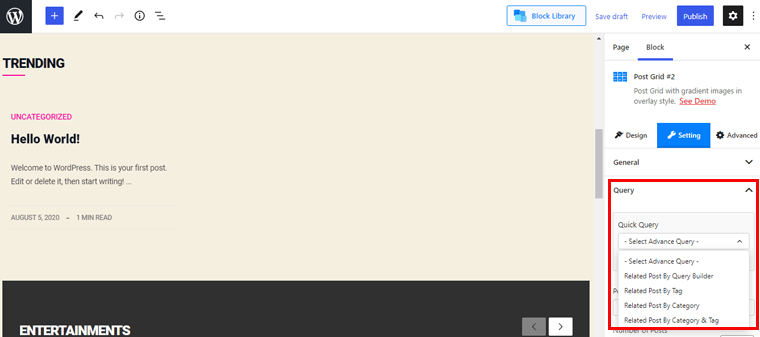 PostX Advanced Query Builder