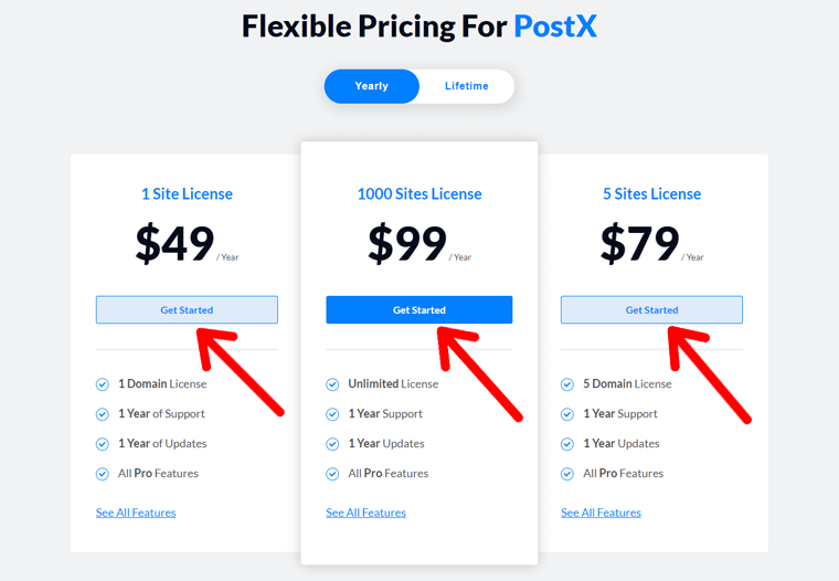 Alegerea unui plan PostX