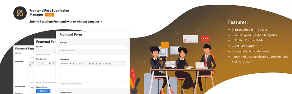 Frontend Post Submission Manager Lite-Plugins