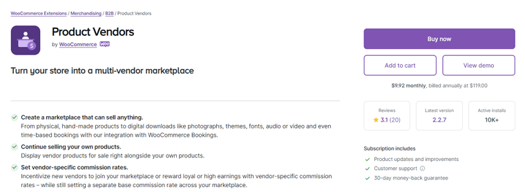 Produktanbieter von WooCommerce
