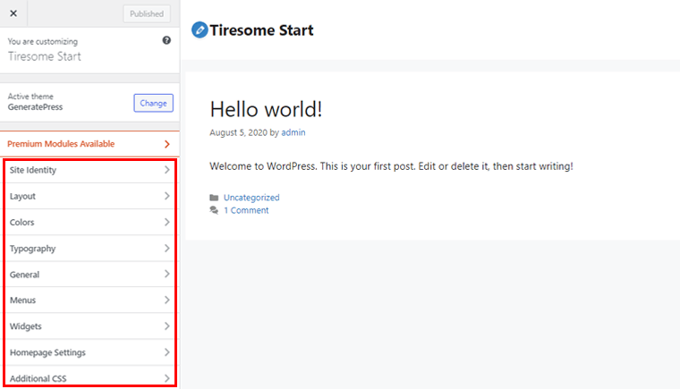 generatepress-customizing-options