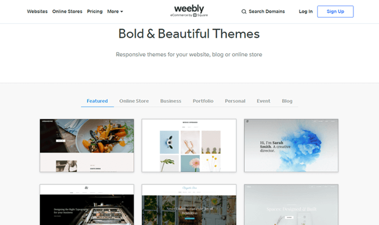 weebly 主题