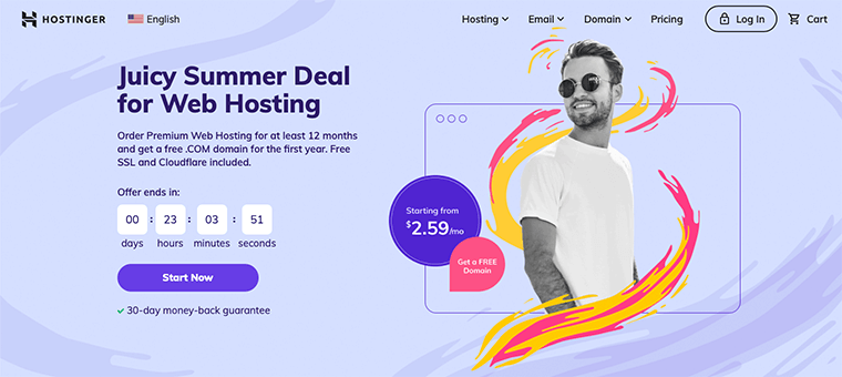 Hostinger WordPress 托管服务