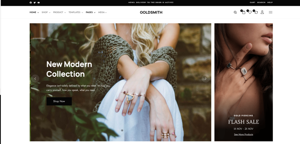 GoldSmith Baixe temas WordPress