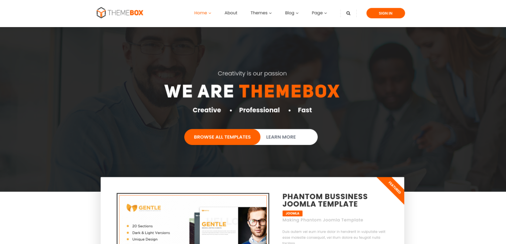Temas WordPress Themebox