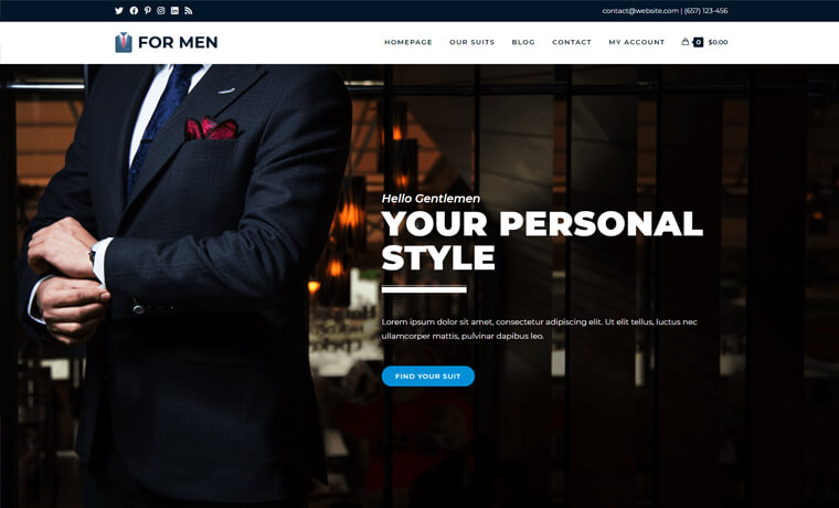 Tema Fashion WordPress OceanWP
