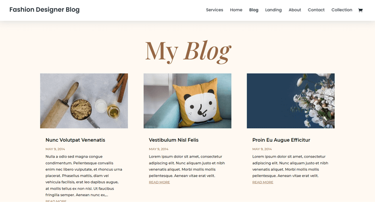 Divi Theme WordPress Tema untuk Blog Mode