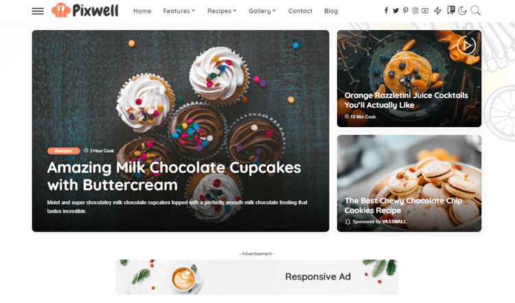 Tema Majalah WordPress Terbaik Pixwell