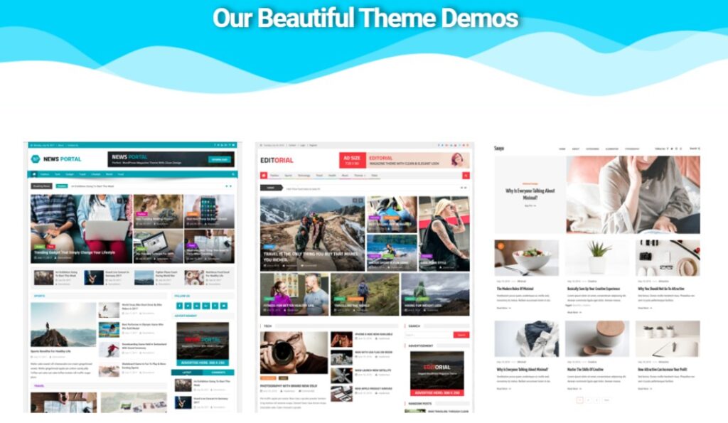 Тема WordPress для нишевого рынка: демоверсии
