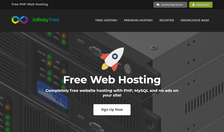 InfinityFree - Platform Hosting Web Teratas Gratis
