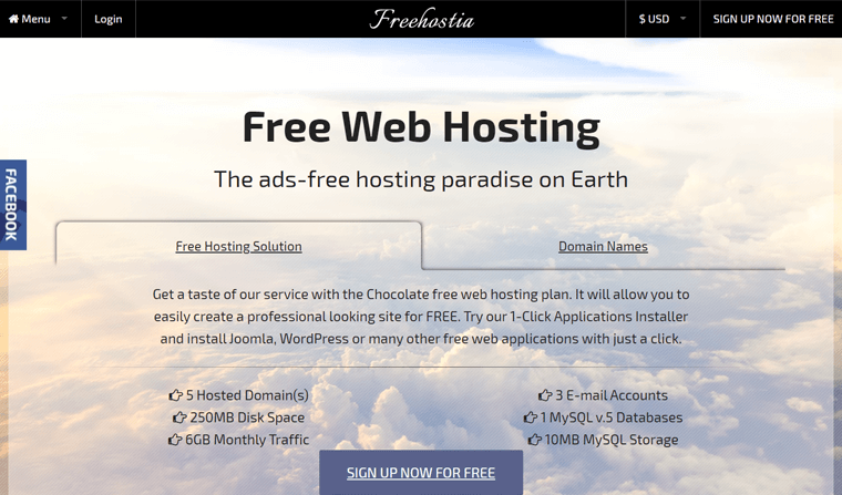 Freehostia - Layanan Hosting WordPress Gratis