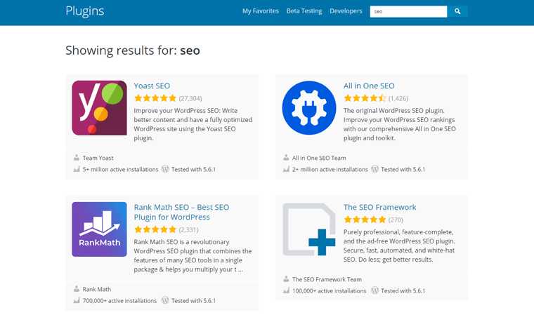 Plugin SEO per WordPress gratuiti