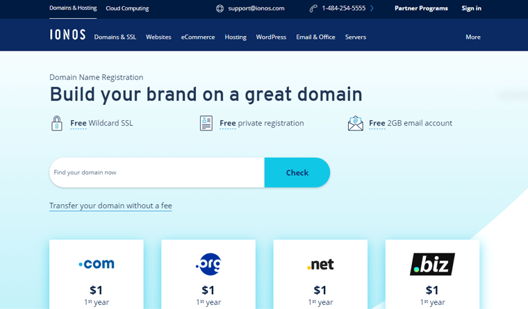 Pencatat Nama Domain IONOS 1&1