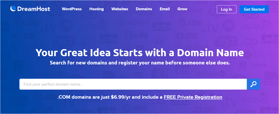 Pencatat Nama Domain DreamHost