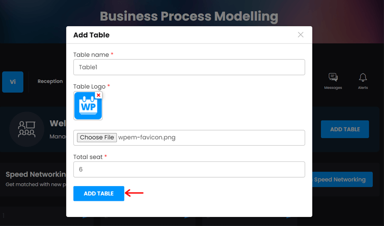 Menambahkan Meja Lounge di Acara Virtual